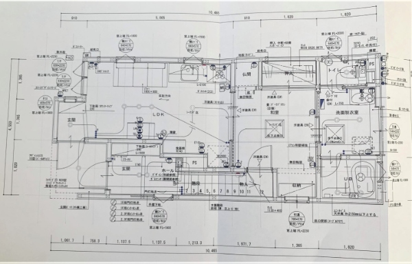 アールギャラリーの1階間取り図