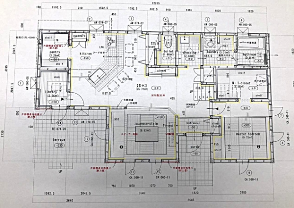 ブレスハウスの間取り図