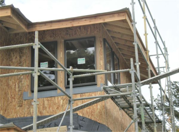 オーガニックハウスの書斎窓