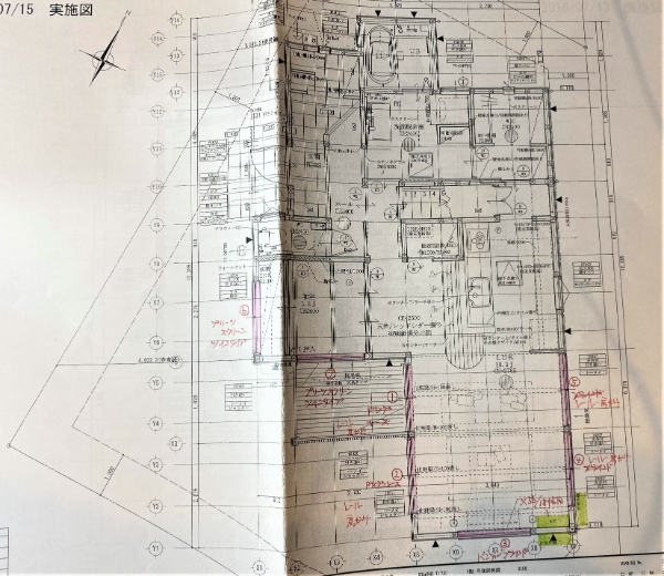 スタジオ・チッタの1階間取り図