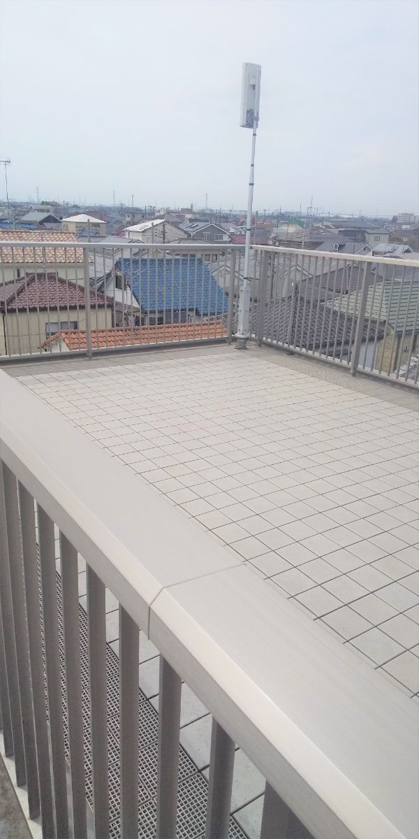 ヘーベルハウスの屋上