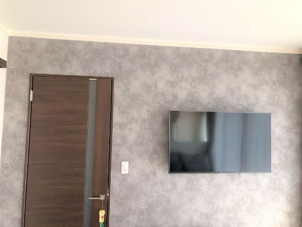 セキスイハイムの壁掛けテレビ