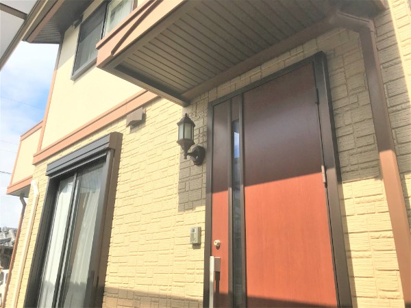 セキスイハイムの玄関