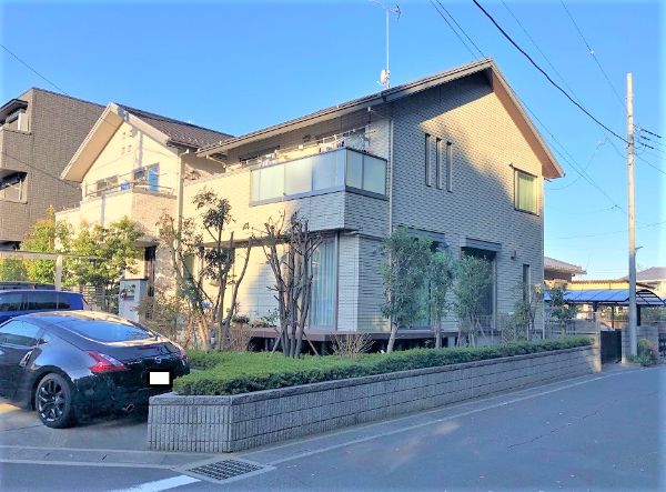 鉄骨造住宅の外構