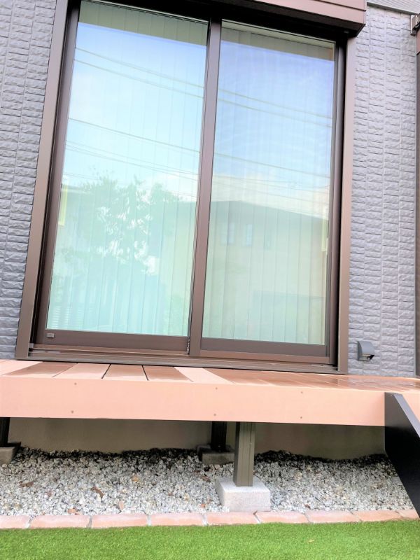 4000万円台後半のトヨタホームのウッドデッキ