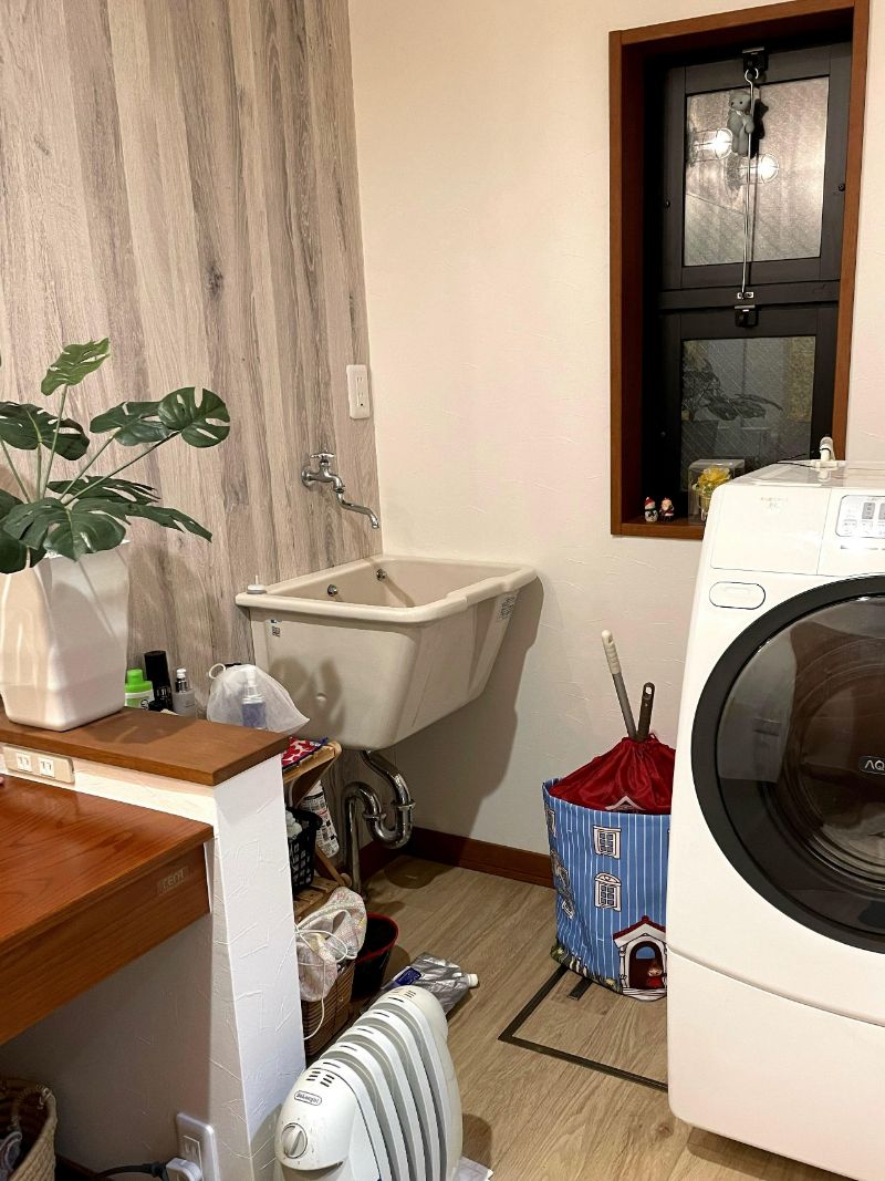 旭化成リフォームの洗面所