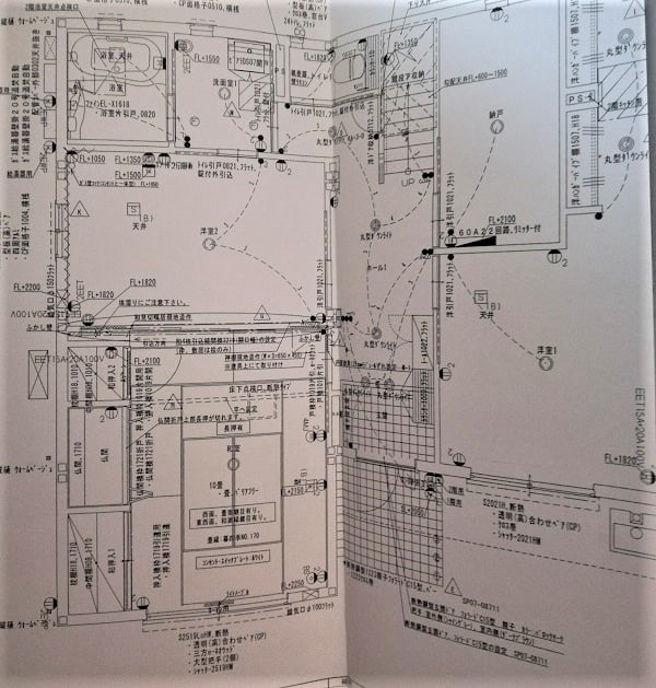 トヨタホームの1階の平面図